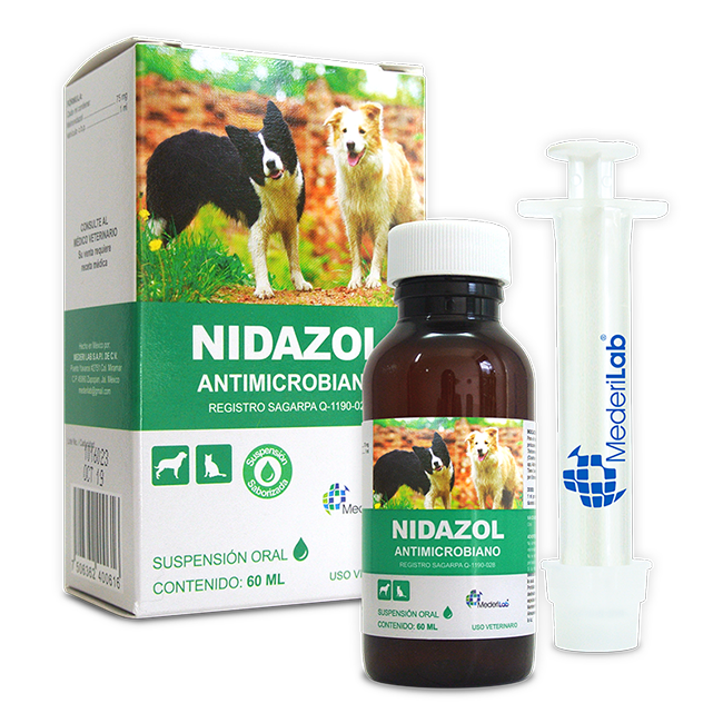 Nidazol Oral, Antimicrobiano Suspensión Oral 20 Ml - MederiLab Nidazol Oral, Antimicrobiano Suspensión Oral 20 Ml - MederiLab